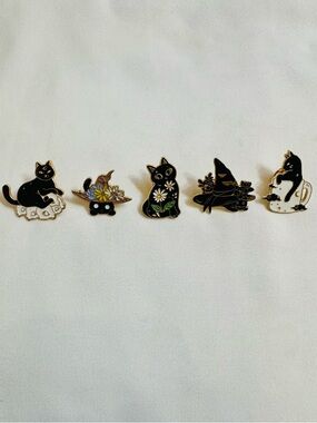 Witchy Cat Pin Bundles